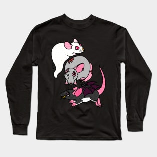 Spooky, Scary Rats Long Sleeve T-Shirt